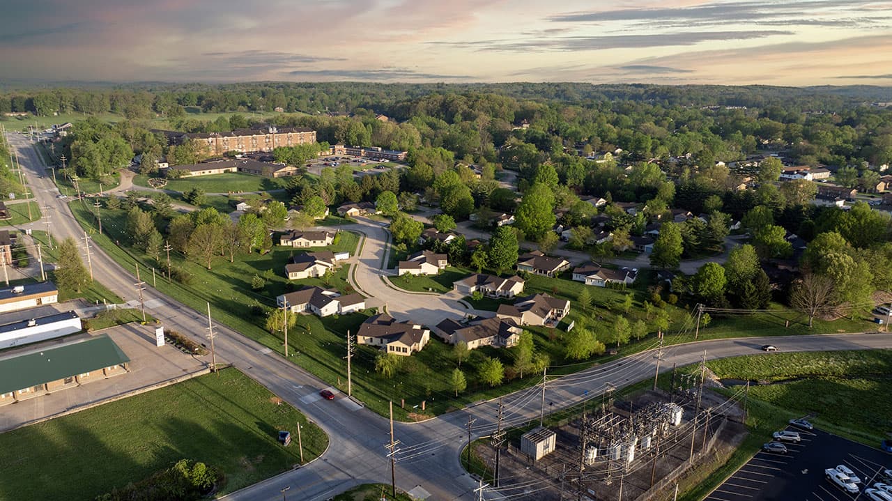 aerial view