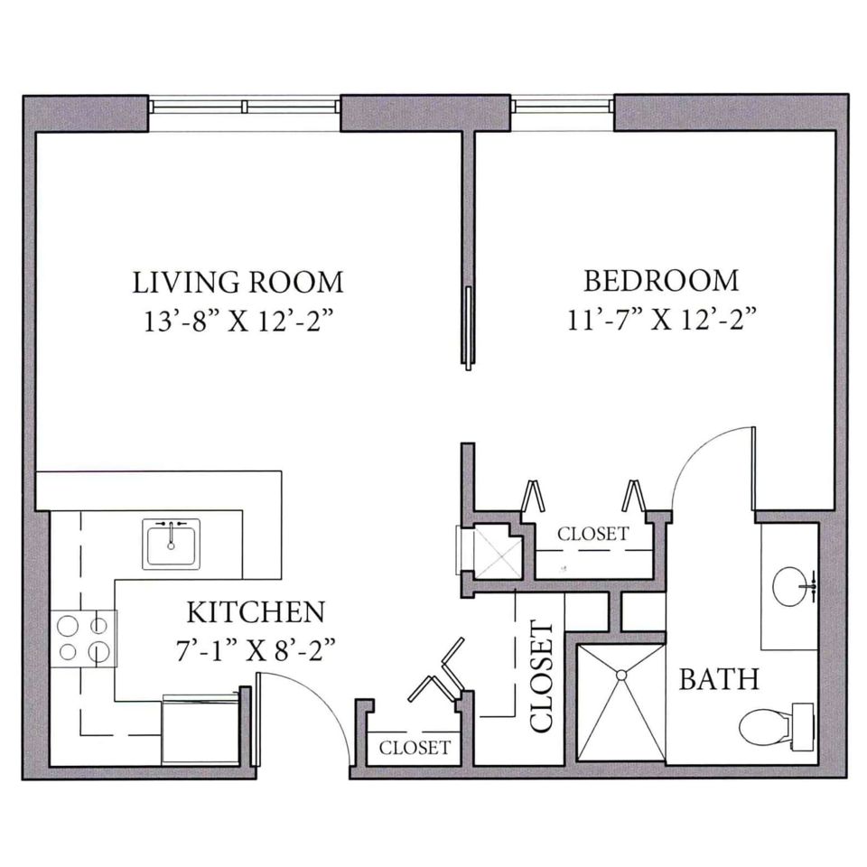 1 Bedroom 1 Bath Terraces 42b011b6