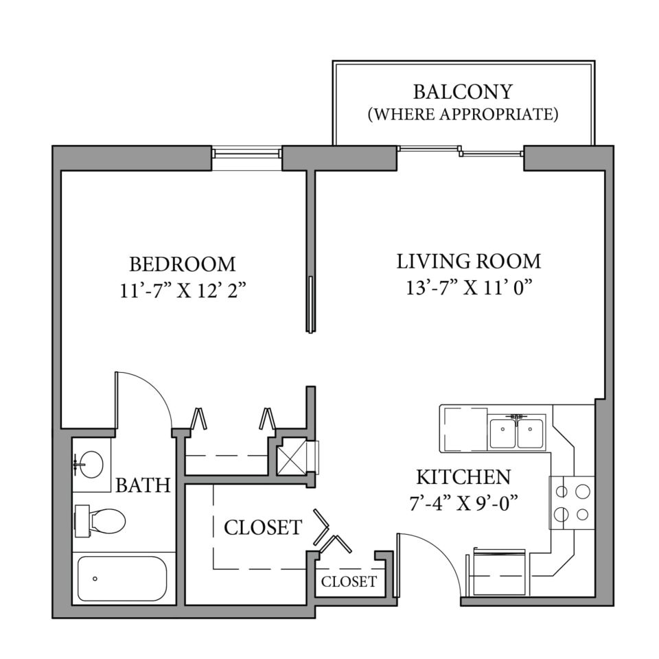 1 Bedroom 1 Bath Suites 4dbdd495
